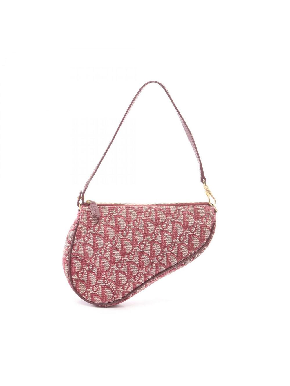 Dior Saddle Shoulder Handbag Pvc Coated #341267D11B